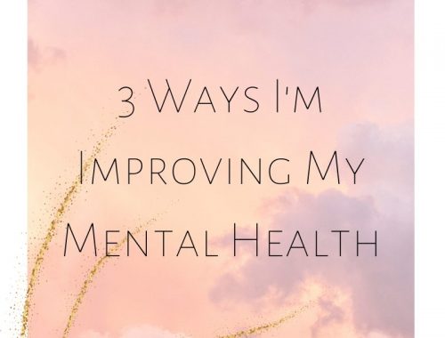 Take better care of my mental health