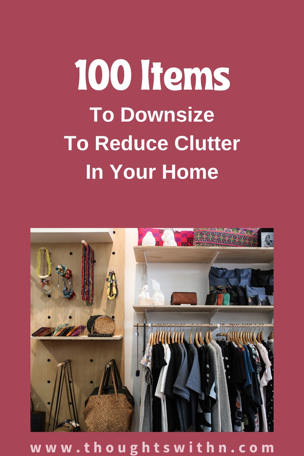 reduce clutter